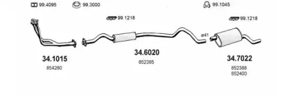 Система выпуска ОГ ASSO купить