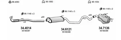 Система выпуска ОГ ASSO купить