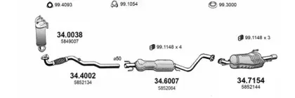 Система выпуска ОГ ASSO купить