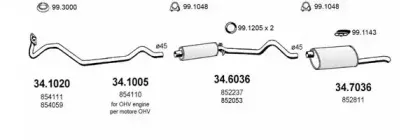 Система выпуска ОГ ASSO купить