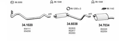 Система выпуска ОГ ASSO купить