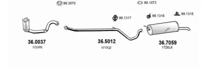 Система выпуска ОГ ASSO купить