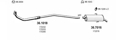 Система выпуска ОГ ASSO купить