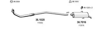 Система выпуска ОГ ASSO купить