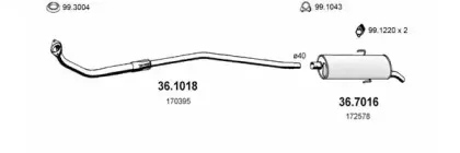 Система выпуска ОГ ASSO купить
