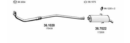 Система выпуска ОГ ASSO купить