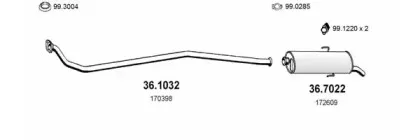 Система выпуска ОГ ASSO купить