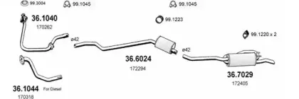 Система выпуска ОГ ASSO купить