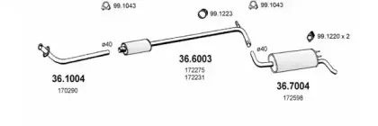 Система выпуска ОГ ASSO купить