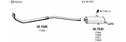 Система выпуска ОГ ASSO купить