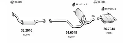 Система выпуска ОГ ASSO купить