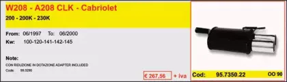 Глушитель для спортивного автомобиля ASSO купить