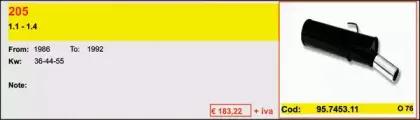 Глушитель для спортивного автомобиля ASSO купить