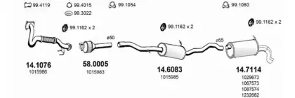 Система выпуска ОГ ASSO купить