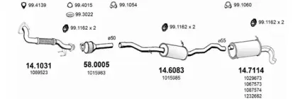 Система выпуска ОГ ASSO купить