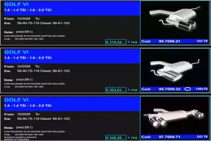 Глушитель для спортивного автомобиля ASSO купить