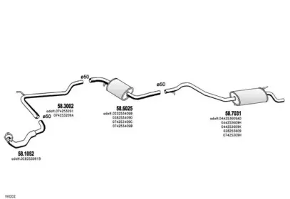 Система выпуска ОГ ASSO купить