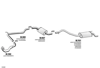 Система выпуска ОГ ASSO купить