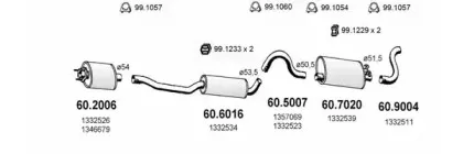 Система выпуска ОГ ASSO купить