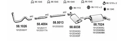 Система выпуска ОГ ASSO купить