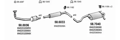 Система выпуска ОГ ASSO купить