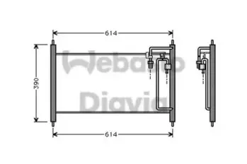 Конденсатор, кондиционер WEBASTO купить