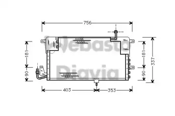 Конденсатор, кондиционер WEBASTO купить