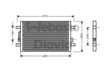 Конденсатор, кондиционер WEBASTO купить