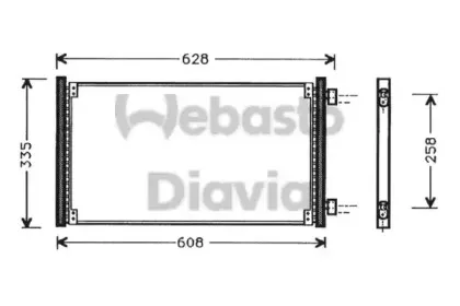 Конденсатор, кондиционер WEBASTO купить