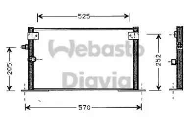 Конденсатор, кондиционер WEBASTO купить
