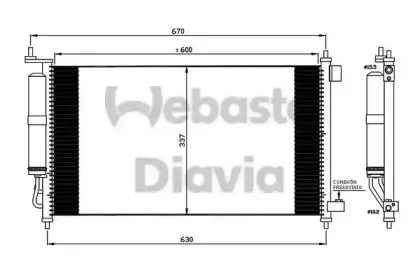 Конденсатор, кондиционер WEBASTO купить