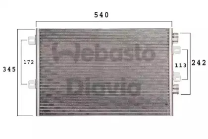 Конденсатор, кондиционер WEBASTO купить