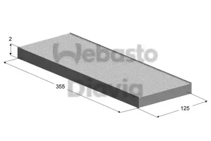 Фильтр, воздух во внутренном пространстве WEBASTO купить