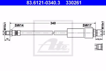 Тормозной шланг ATE купить