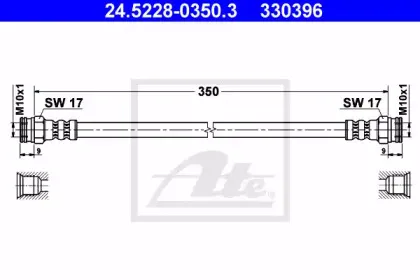 Тормозной шланг ATE купить