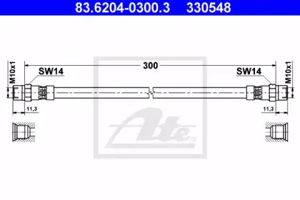 Тормозной шланг ATE купить