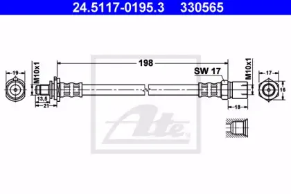 Тормозной шланг ATE купить
