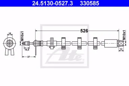 Тормозной шланг ATE купить