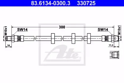 Тормозной шланг ATE купить