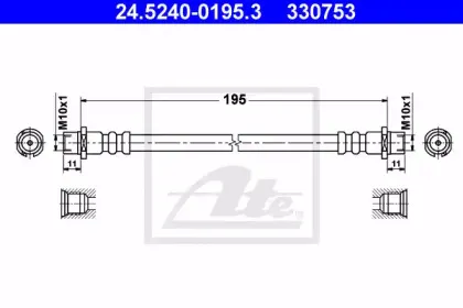 Тормозной шланг ATE купить