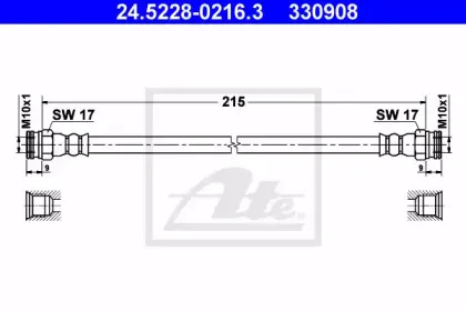 Тормозной шланг ATE купить