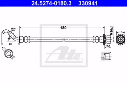 Тормозной шланг ATE купить