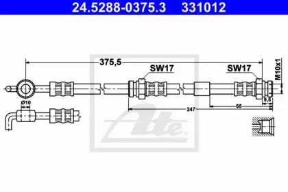 Тормозной шланг ATE купить