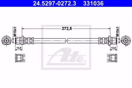 Тормозной шланг ATE купить