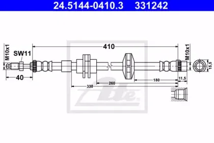 Тормозной шланг ATE купить