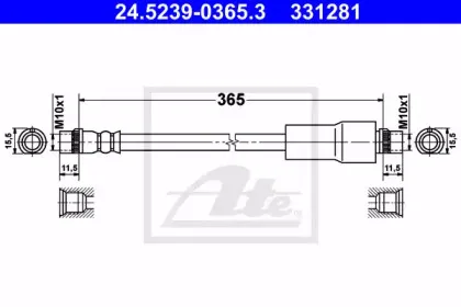 Тормозной шланг ATE купить