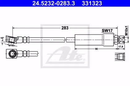 Тормозной шланг ATE купить