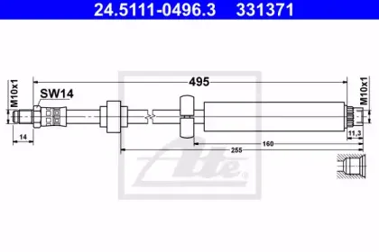 Тормозной шланг ATE купить