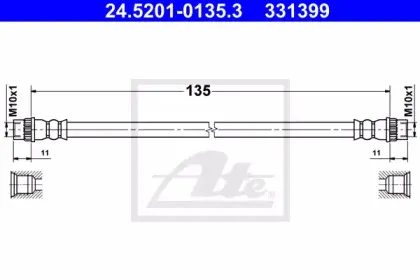 Тормозной шланг ATE купить