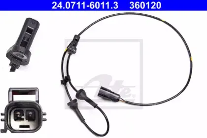 Датчик, частота вращения колеса ATE купить